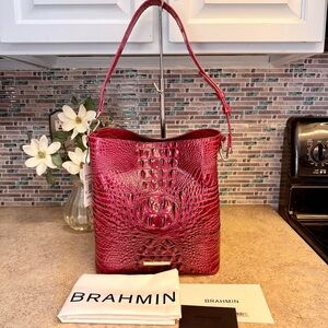 NWT Brahmin Celina Merlot Ombré purse